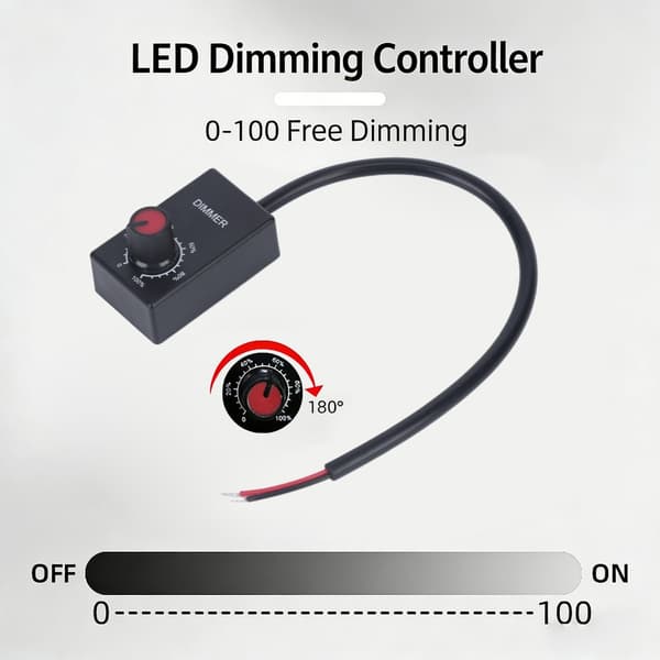 Pålidelig 0-10V LED-lysdæmper med problemfri installation og energibesparelse