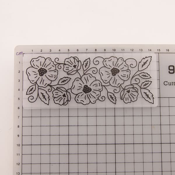 Blomma Blad Plast Präglingsmapp DIY Hantverksmall Form Scrapbook Papper