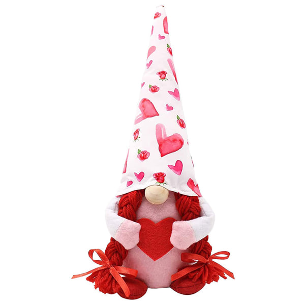 Christmas Gnomes Plysch Handgjord Tomte Svensk Gnome Enkelt sätt att klä upp Holiday Skandinavisk Figurine Nordic Plush Elf null - A