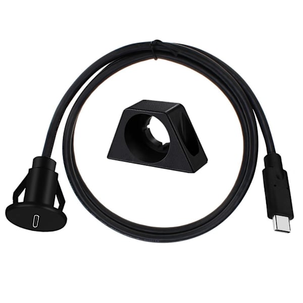 USB Type-C 3.1 hane till hona infälld kabelsladd förlängningsadapter Tråd Snabb dataöverföring 1m/3.28ft Längd