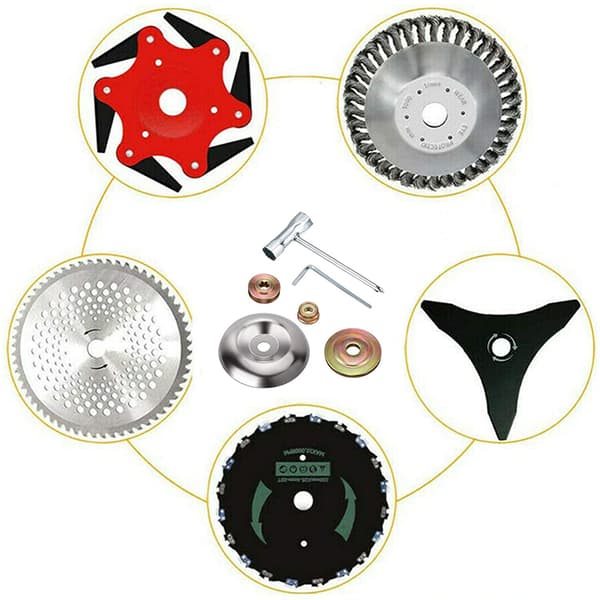 Ukradserklingeadapterkit til lige skaft trimmere, buskryddere og ukrudtsfjernere