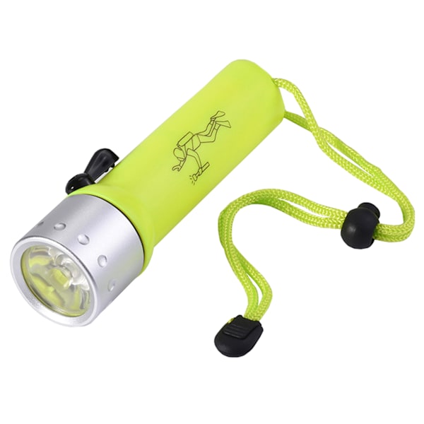 Professionel LED Vandtæt Scuba Diver Dykker Lommelygte Undervands Flash Light Torch