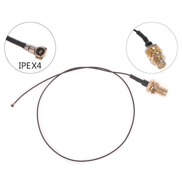 IPEX4 til SMA for M.2 NGFF IPEX4 til RP-SMA Hun MHF4 IPX4 IPEX4 Ipex-kontakt Pigtail WiFi-antenneforlengelseskabel