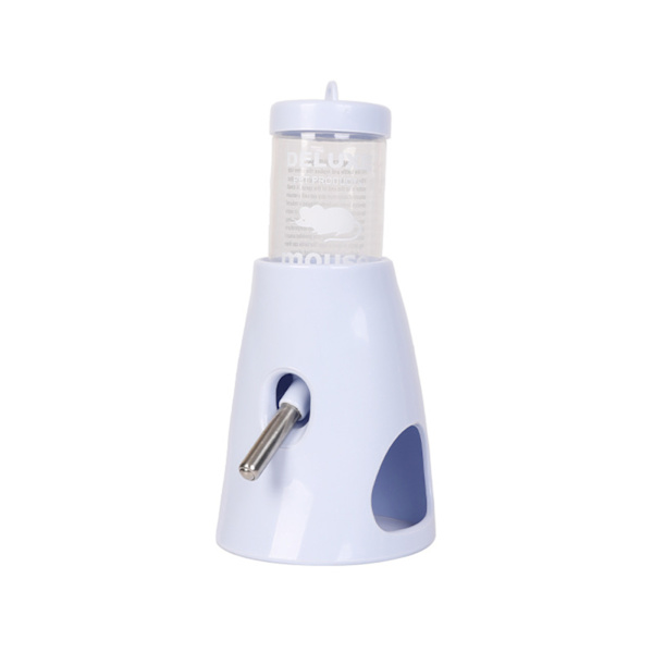 Marsvinvannflaske med plaststativ 80ml Droppfri vanndispenser for bur