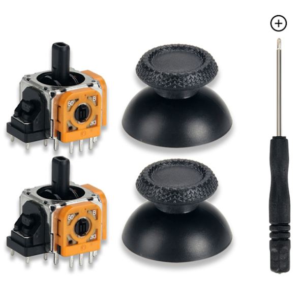 Ersättningsmodul för 3D Analog Stick-sensor Cover med cap för kontroll