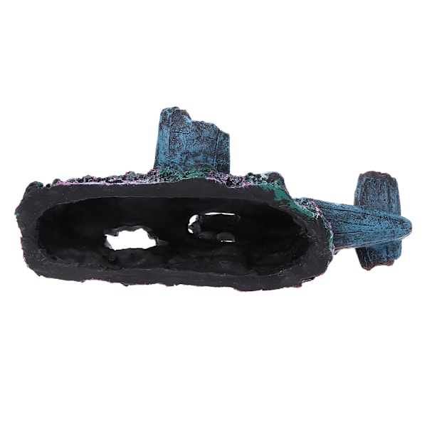 Akvarium Resin Wreck Decorations Sunken Plane Hideout for Fish Rest for Play