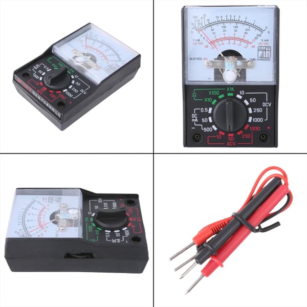 Mini MF-110A Elektrisk AC/for DC OHM Voltmeter Amperemeter Multimeter Meter Multi Tester