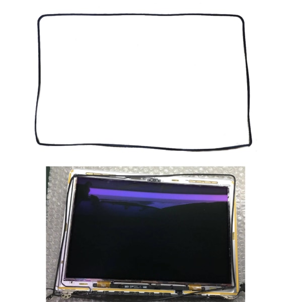 LCD Display Skärm Gummi Mellersta ram Bezel Trim Ring Byte för MacBook 11" A1370 A1465 2010-2015 År