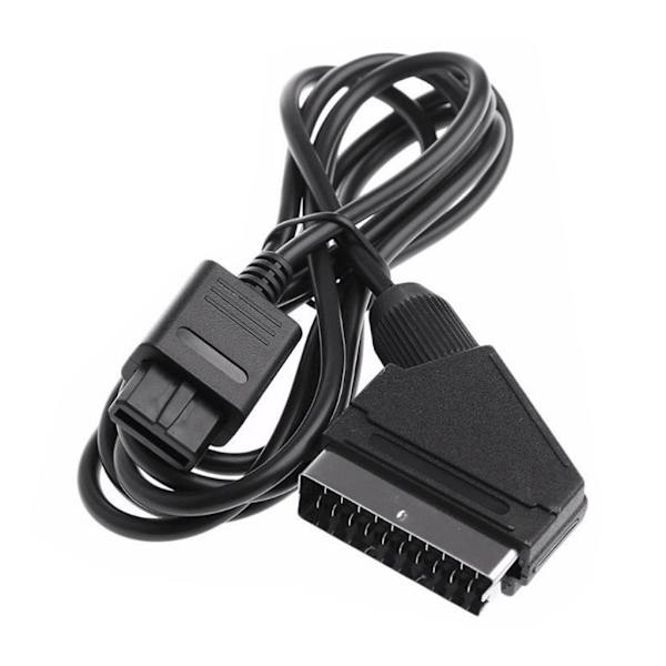 AV-kaapelin liitäntäjohto universal N64 SNES SFC GC GC AV-kaapeli musta