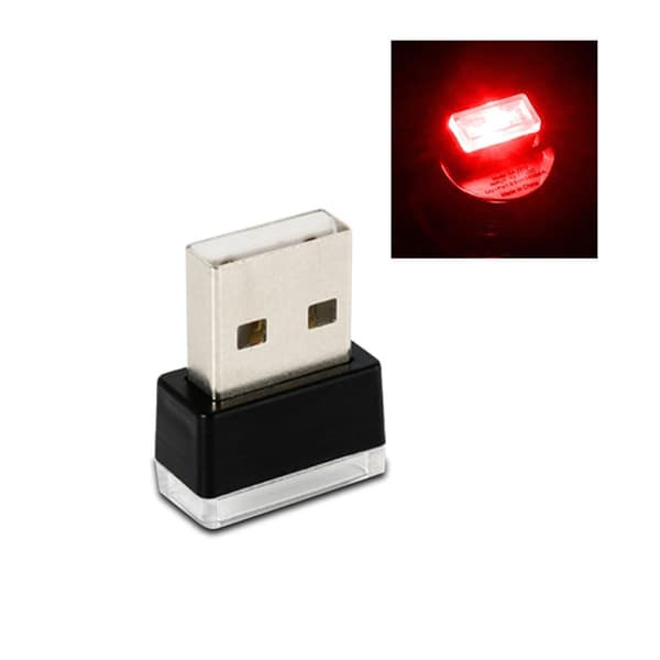 Mini USB LED Billys Auto Interiør Atmosfære Lys Nødlys