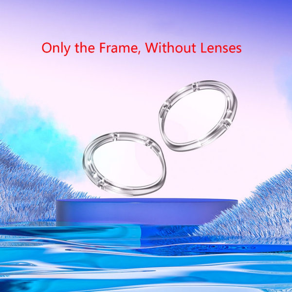 2st genomskinliga linsringar anti-scratch fäste för Pico 4 glasögonskydd