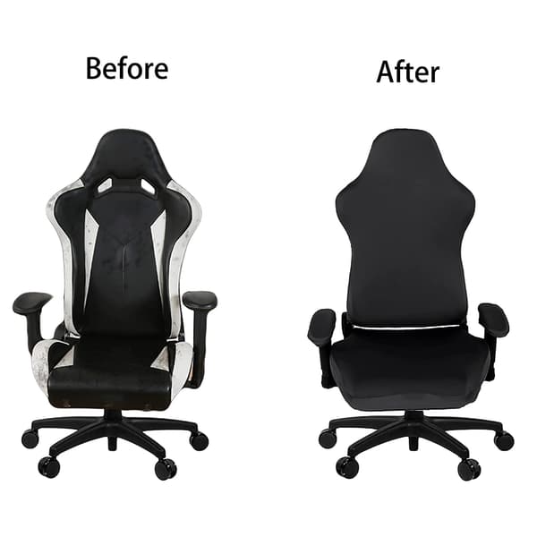Gaming Stolskydd Stretch Datorstol Överdrag för Fällbara Racingstolar