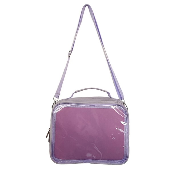 Monikäyttöiset Ita-reput Crossbody Laukku Pin Display Bag Purple