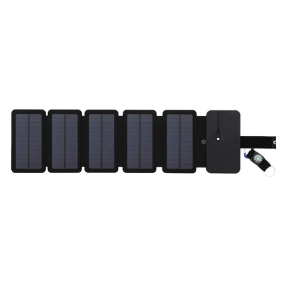 Solpanelsceller Camping Vandringsbil USB Resebatteri Mobilladdare 5V 45cm