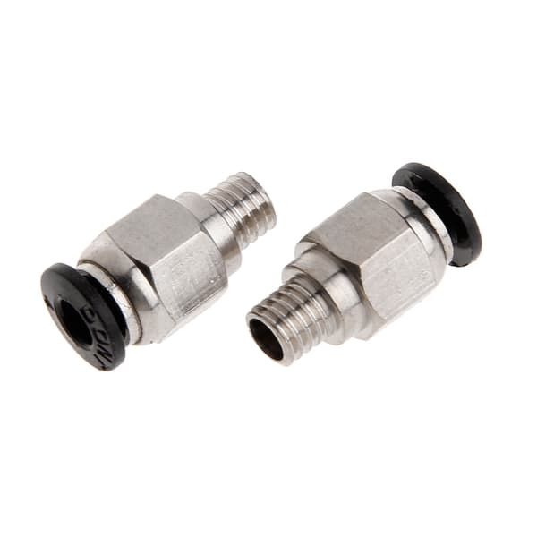 5 st PC4-M6 Rak Pneumatisk Koppling Snabb Push-to-Connect Koppling