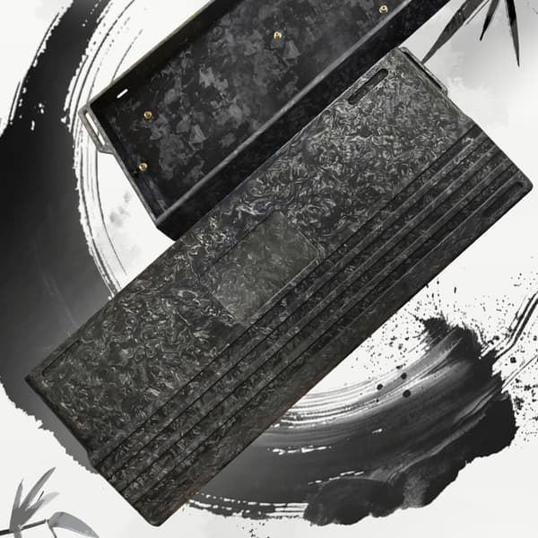 Modern Kolfiber Tangentbordskapsling Optimerad Värmespridning GH60 Modell
