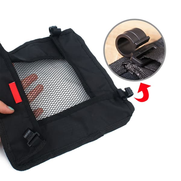 Hängande nätpåse Camping Utrustning Organizer Fällbart Bord Förvaringsväska XL