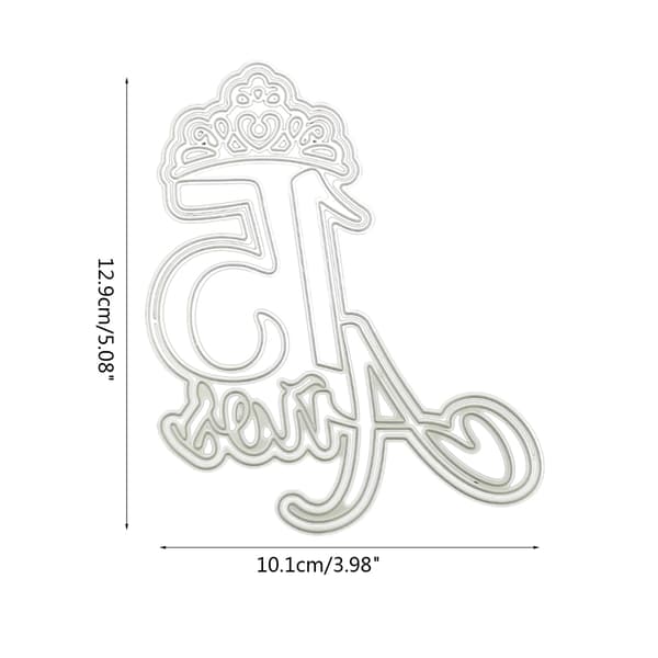 Abstrakte mønstre skærestencils håndlavede håndværk DIY scrapbooking prægning