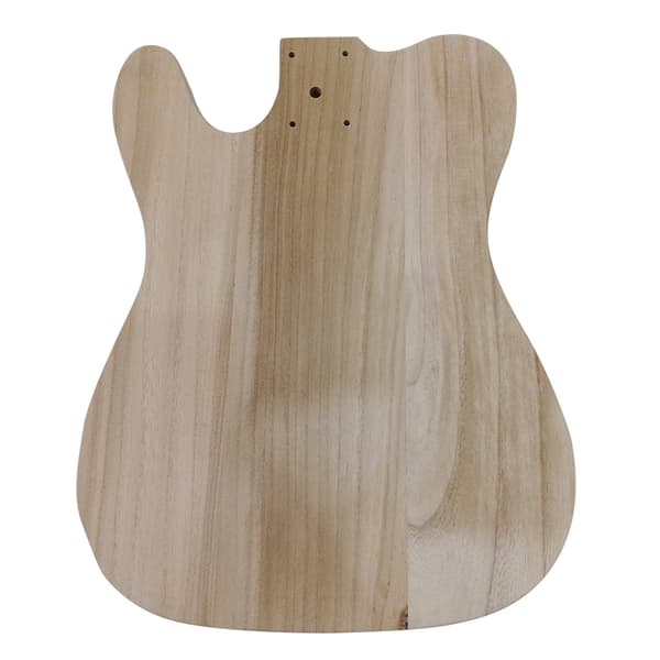 Tønneformet gitar i tre, håndlaget DIY elektrisk gitardel