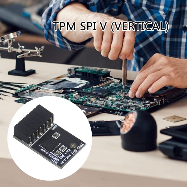 TPM sikkerhedsmodul til TPM SPI V bundkort (vertikal) sikker databehandling