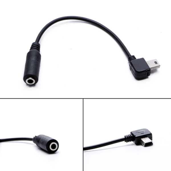 3,5 mm Mini USB mikrofonadapterkabel för Hero 3 4-kamera