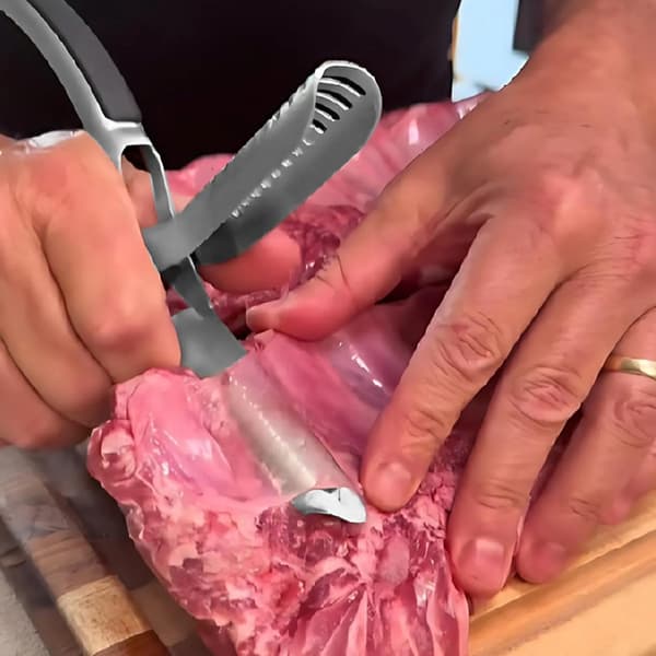 Profesjonell ribbemembranfjernerklemme i sinklegering med ergonomisk håndtak