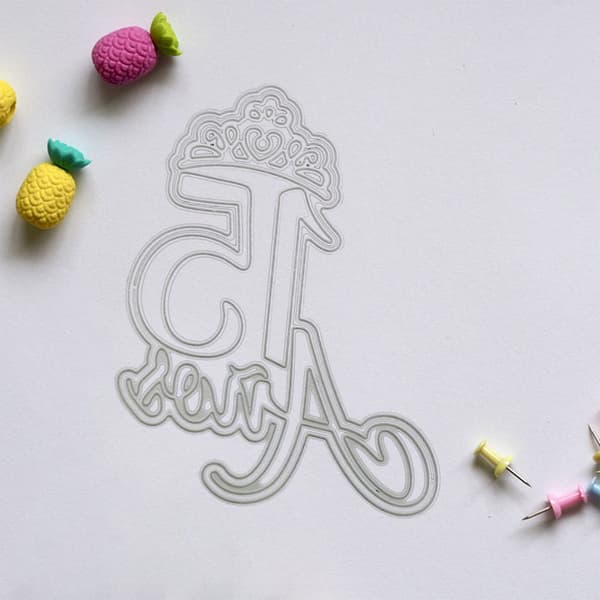 Abstrakte mønstre skærestencils håndlavede håndværk DIY scrapbooking prægning