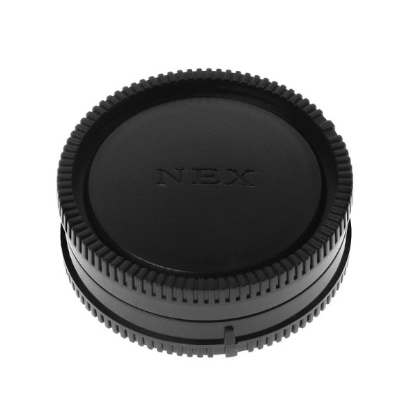 Sort kamerahusdæksel og baglinsedæksel til A9 NEX7 NEX5 A7 A7II Kameratilbehør Værktøj