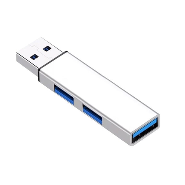 Multiport USB Splitter USB3.0 Hub Multi USB Port Expander för power Silver - USB interface