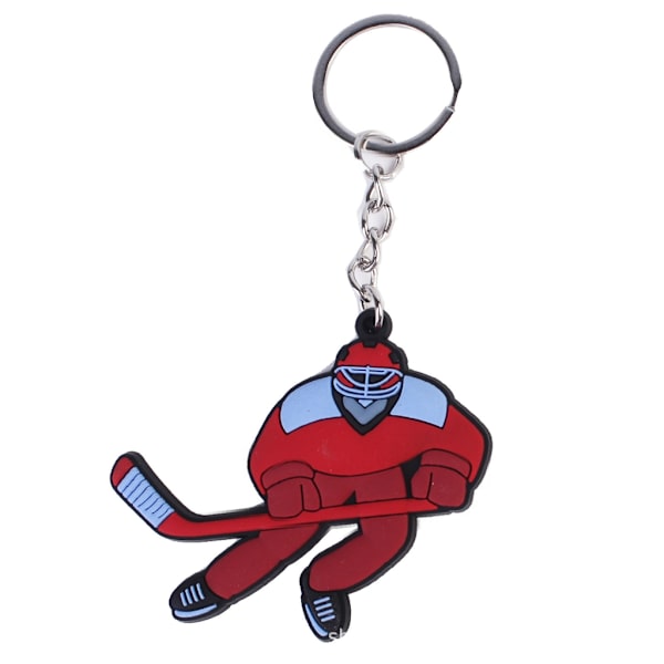 Mote nøkkelring i ishockey-design - Tilbehør til vesker - Tegneserie - Vintersportsanheng 7
