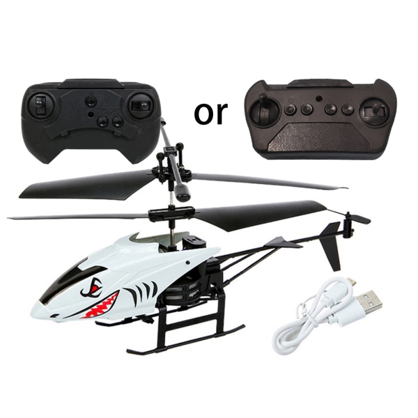 2-kanals RC Helikopter Mini Helikopter for Barneleker USB Oppladbar Fjernkontroll Fly Drone Modell med LED-lys