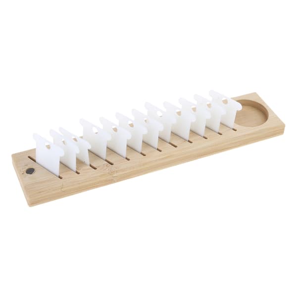 Broderitrådplater Holder og 12 stk. Plasttrådspoler Sett