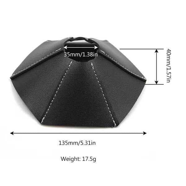 PU-skjerm for utendørslamper, erstatning for campinglykter Black