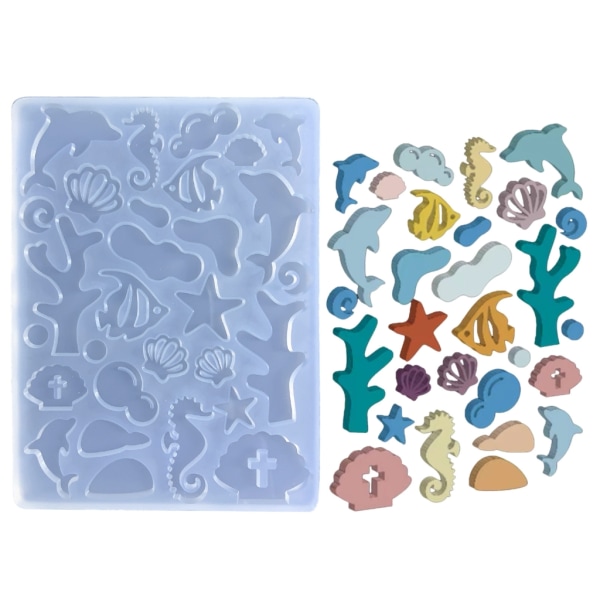 Resin Casting Shaker Filler Form, Epoxi Quicksand Form, Resin Fish Form