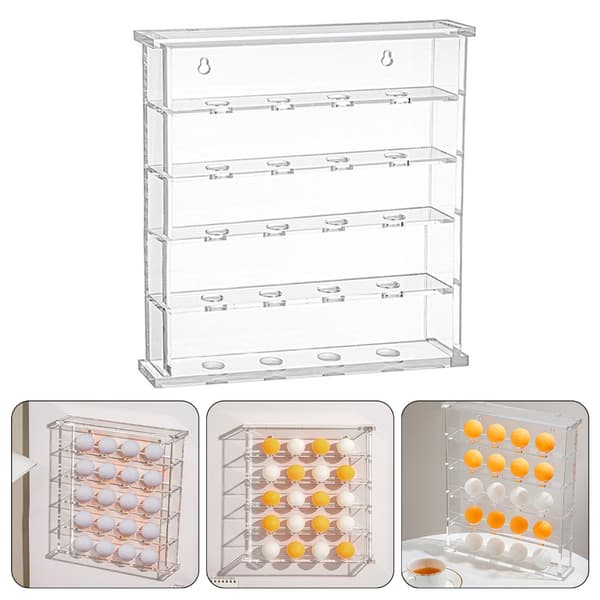 Golfbolls Display Rack Klar Golfbolls Display Skåp Golfbolls Displayställ för Golfbollar