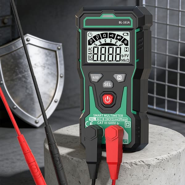 Digitalt Display Mini Multimeter til Nøjagtig Spændings- og Modstandstest