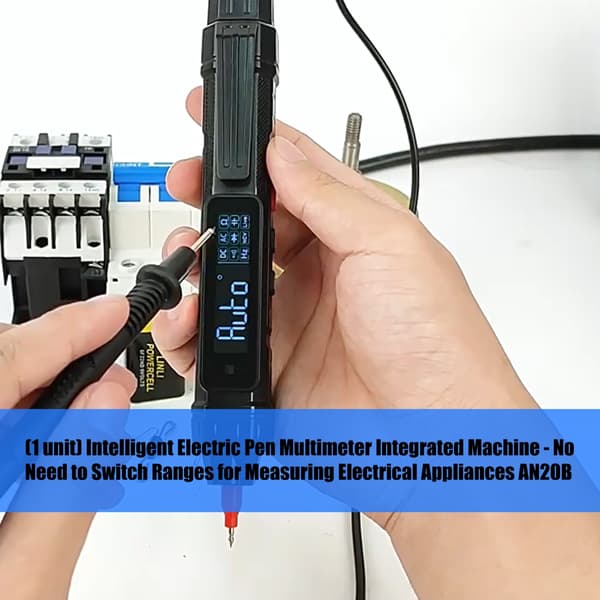 Pen Type Multimeter LCD Display Spændingstester til Spænding NCV Detektion