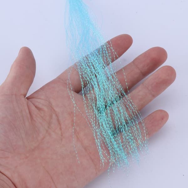 100 stk/pose Krystall Flash Fluebindingsmateriale Fiskesluk Bindingslaging DIY Håndverk