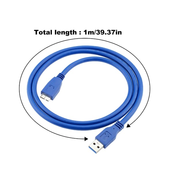 2-pack USB3.0 till USB 5Pin Kabel 1m Snabb Data Synkronisering Laddningssladd