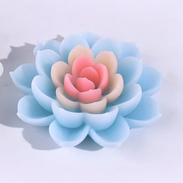 3D Blomsterlysforme til DIY Håndværk Lys Sæbe