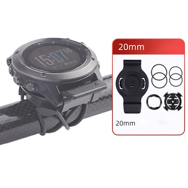 Cykel Frempind Stopursbeslag Cykler Stopure Styrholder Beslagsbase 20mm bracket set
