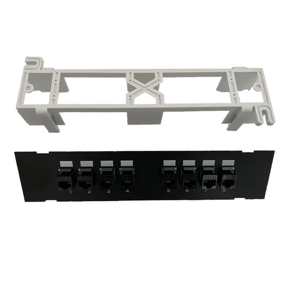 CAT6 Straight Extender Patch Panel Seinäkiinnitys RJ45 Verkkokiinnike seinäpistoke