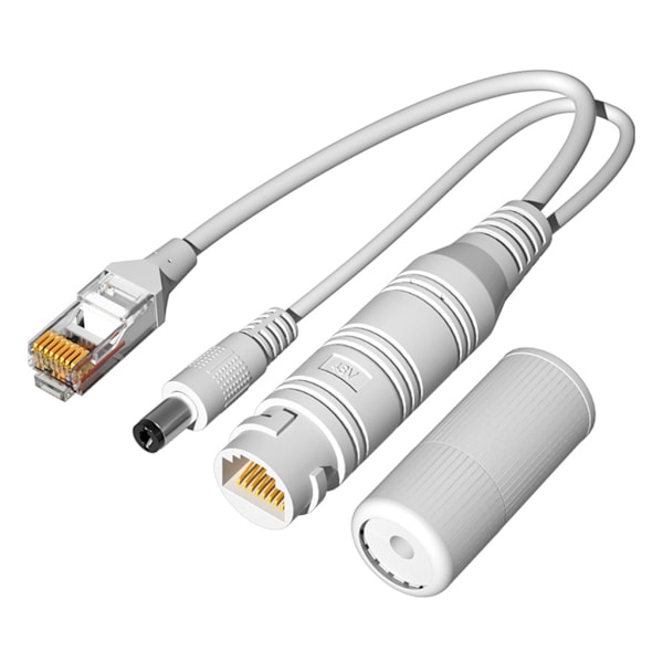 48V vandtæt PoE splitter adapter 38V-57V indgangsspændinger til kamera splitter