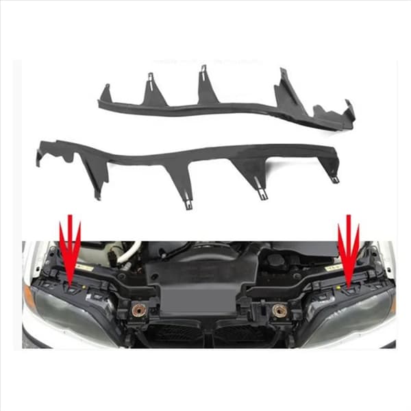 2 stk. Biltilbehør for E46 318Ci 320Ci Frontlyktdeksel Trim