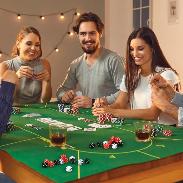 36 stk. terninger med runde hjørner, 6-sidede terninger til rollespil, brætspil, fest