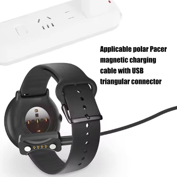 Portabel Magnetisk USB-laddningskabel för Pacer Klocka, Resevänlig 1m