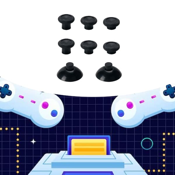 8-i-1 Ergonomiske Thumbstick Greb 3D Rocker Caps til XB One Spilcontroller
