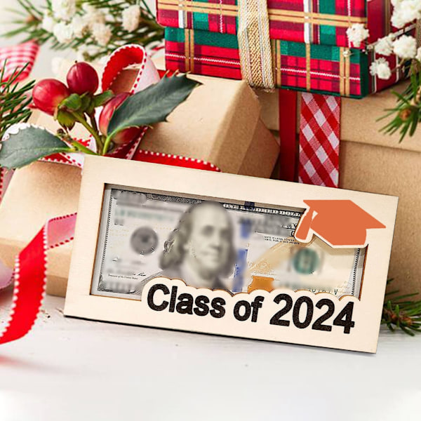 Graduation Cards Box Cash Holder 2024 Graduation Money Gift Holder Blue