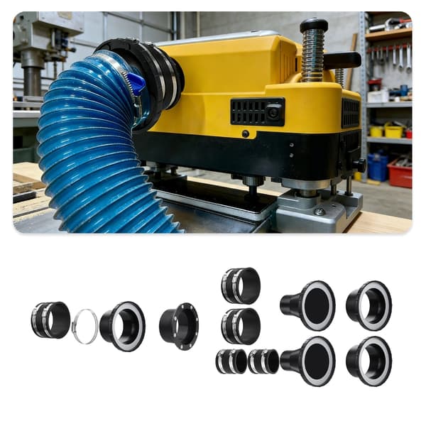 Bulkförpackning Magnetiska Dammslangskopplingar 4 Storlekar Stark ABS-konstruktion
