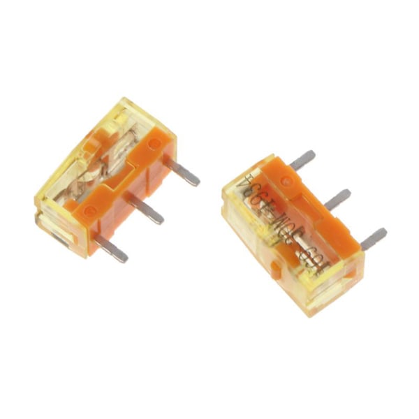 2 stk mikrobrytere 3-fots bryter for TTC-mus Gulllegering Dot 100 % original